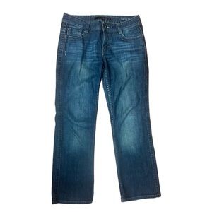 Calvin Klein Women's Blue Jeans Lean Boot Cut Size 10